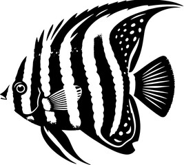 Wall Mural - Peppermint Angelfish icon 9