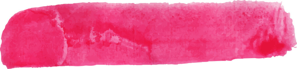 Wall Mural - pink watercolor paint stroke element