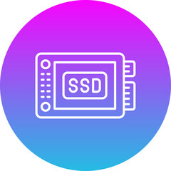 Wall Mural - Ssd Icon