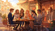 © Adam - Friends Enjoying Coffee Together