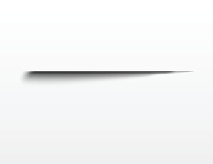 Wall Mural - shadow effect. realistic blurred edges shadow of isolated template. rectangular val drop shadow for 