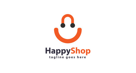 Online Shop Logo designs Template. Illustration vector graphic of shopping cart and shop bag combination logo design concept. Perfect for Ecommerce, sale, discount or store web element.