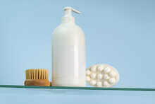 Body Care Essentials With Lotion And Massage Brush