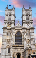 Wall Mural - Westminster Abbey at sunset, London, UK