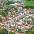 Neumarkt-Sankt Veit im oberbayerischen Landkreis Mühldorf im Luftbild, Ausblick auf den Stadtplatz