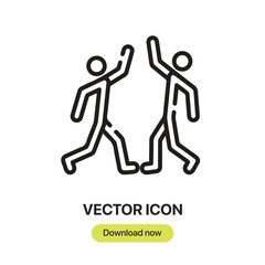 Leinwandbilder - Party icon vector. Linear-style sign for mobile concept and web design. Party symbol illustration. Pixel vector graphics - Vector.	