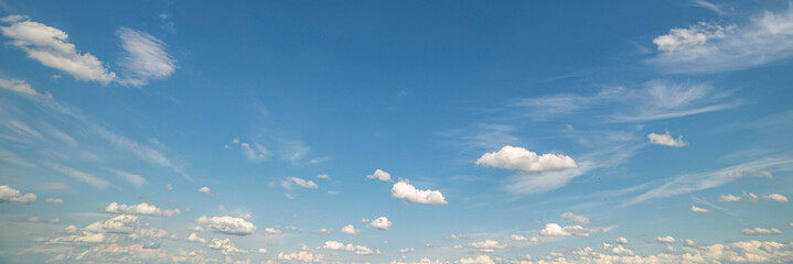 Wall Mural - white clouds in the blue sky