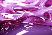  A Close Up Of A Purple Liquid With White And Pink Swirls On The Bottom Of The Liquid And The Bottom Of The Liquid Has A White And Purple Swirl On The Top Of The Bottom Of The Liquid.