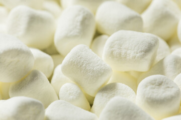 Wall Mural - Dry White Organic Mini Marshmallows