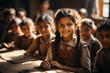 Generative AI - Children at school in India