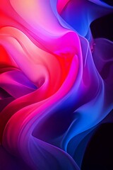Fototapete - Radiant aura of abstract shapes, portraying the transcendent aura cultivated through dedicated personal growth and development. 