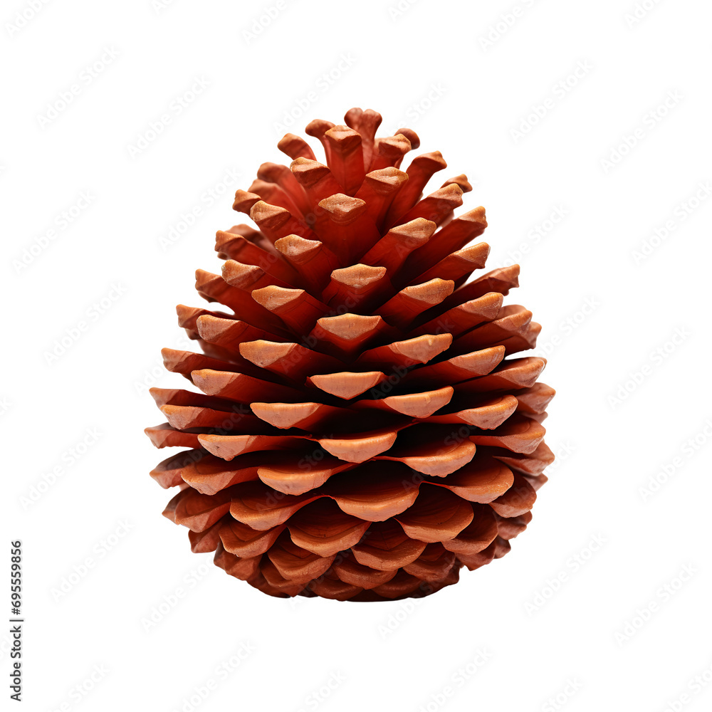 Pine cone isolated on transparent background, cut out, png Stock Photo ...
