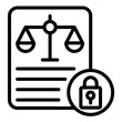 Cyber Regulation Icon Style