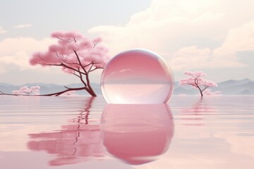 an example of a pink animation set