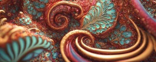 Wall Mural - a close up of a colorful wallpaper