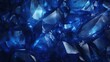  a close up of a bunch of blue glass cubes on a black background that looks like something out of a sci - fi movie or sci - fi film.