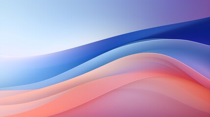Wall Mural - a conceptual abstract background symbolizing tranquility and serenity portrayed through subtle gradi