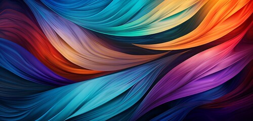 Wall Mural - an abstract conceptual background symbolizing duality portrayed in a symphony of swirling patterns a