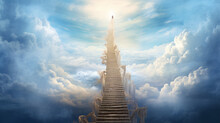 Beautiful Ladder Stairway Or The Way To Heaven
