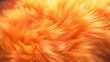 ふさふさのオレンジ色の毛皮の拡大背景