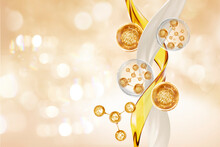 Gold Molecule And Gold Stem Cell