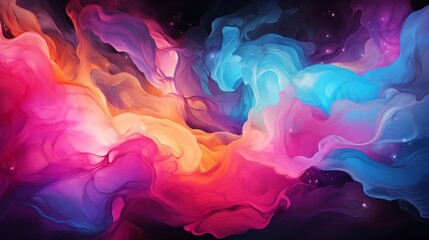 Wall Mural - an abstract liquid swirling pattern with metallic highlights.