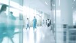 © CStock - abstract blurred image of doctor and patient people in hospital
