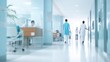 © CStock - abstract blurred image of doctor and patient people in hospital
