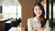 © CStock - Confident smiling young professional Asian business woman corporate leader,