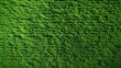 overhead of the green grass of a soccer field
