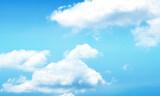 Fototapeta Na sufit - background photo of blue sky with clouds