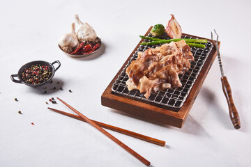 Wall Mural - Delicious grilled pork belly