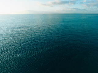 Wall Mural - Aerial view of beautiful clouds and blue sky