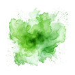 soft green watercolor splash stain background