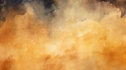 Wall Mural - abstract gold-yellow background. the light color is mixed with black. the backdrop is in watercolor 