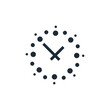 © vektor67 - The fleeting flow of time. Vector linear icon illustration isolated on white background.