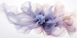A close up view of a vibrant purple flower on a pure white background. Perfect for floral design projects and nature-themed presentations