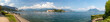 Isola Bella Insel auf dem Iseosee Italien See und Bergpanorama, Borromäische Inseln, Lago Maggiore