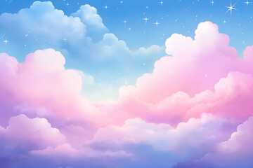 abstract starlight blue, pink and purple clouds. stardust, background, web presentation, star, conce
