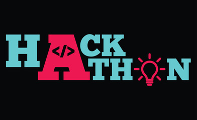 hackathon or information technology idea competition or coding competition logo