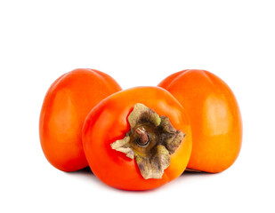 Canvas Print - Persimmon isolated on a white background