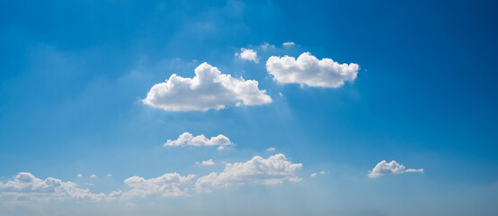 Wall Mural - Blue sky with cloud.picture background website or art work design.