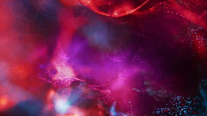 Wall Mural - particle dust wave abstract background