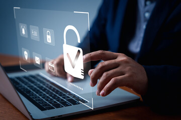 cyber security is critical to doing business in the era of ai computing. concepts of surveillance an