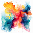© ozhan - color, watercolor, paint, art, ink, texture, design, water, colorful, splash, grunge, illustration, vector, artistic, pattern, painting, brush, paper, rainbow, pink, splatter, backdrop, blue, image, d