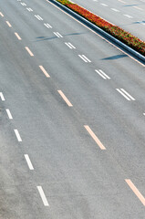 Wall Mural - High angle of the asphalt road