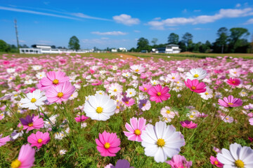 Wall Mural - beautiful flower field