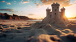 砂で作ったお城