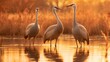 Sandhill Cranes at Crex Meadows Wildlife Area.
