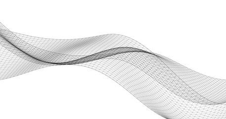 abstract geometric surface wave 3d	
